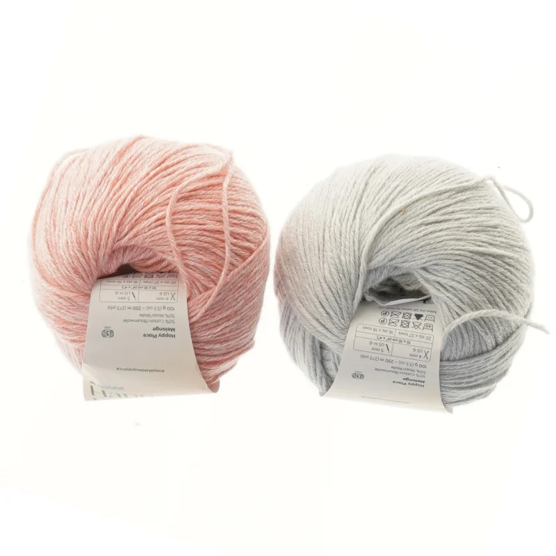 Garnnøgler Hobbii Happy Place Melange fra Hobbii (str. 2 stk 250 m cm)