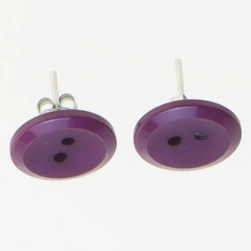 Knappformede ørestikker (str. 1 cm)