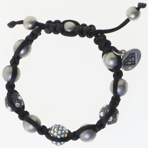 Armbånd med perler (str. Ø 6 cm)