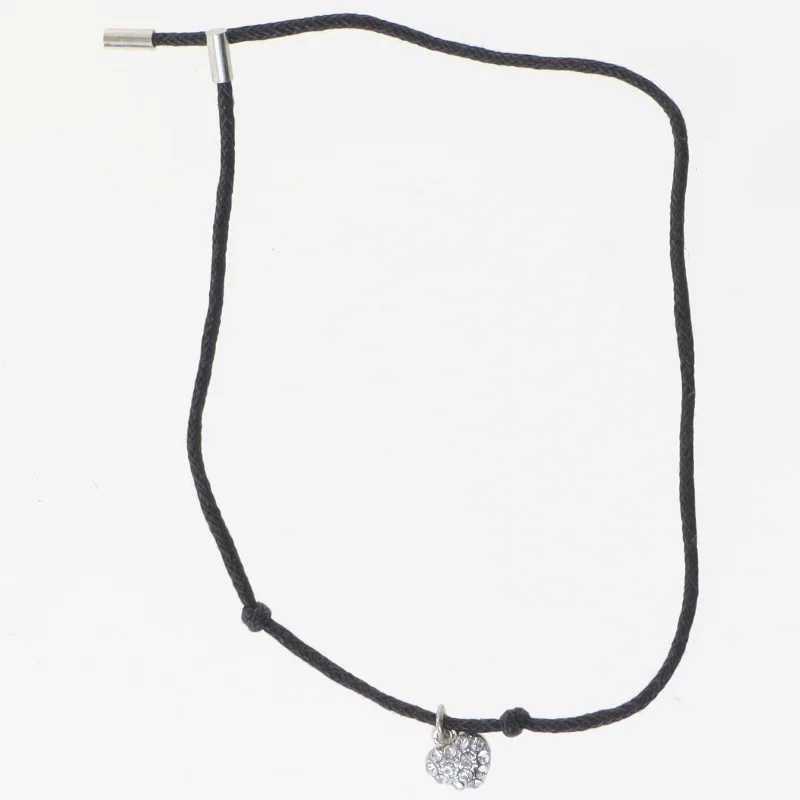 Armbånd / ankelkæde med hjertevedhæng (str. 31 cm)