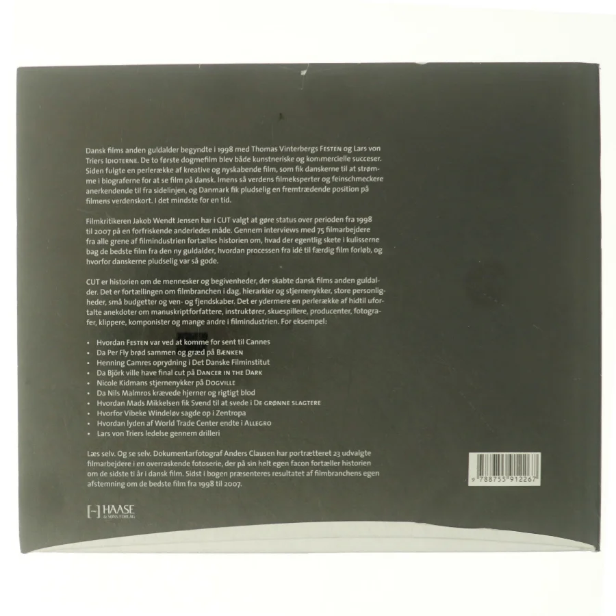 Cut : bag om dansk films ny guldalder - fortalt af dem, der skabte den af Jacob Wendt Jensen (Bog)