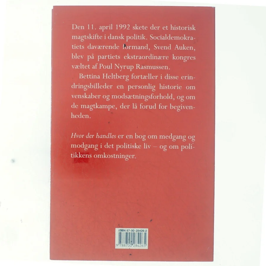 Hvor der handles af Bettina Heltberg (Bog)