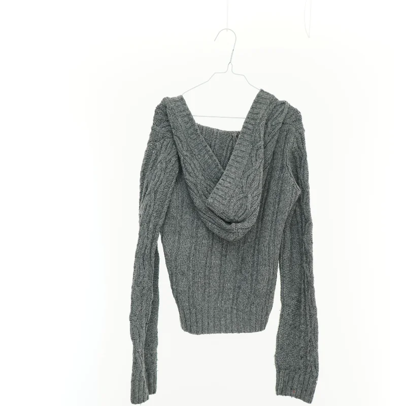 Hættetrøje i strik fra L.O.G.G (str. 146 cm)