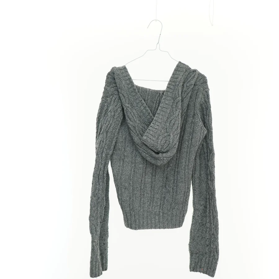 Hættetrøje i strik fra L.O.G.G (str. 146 cm)