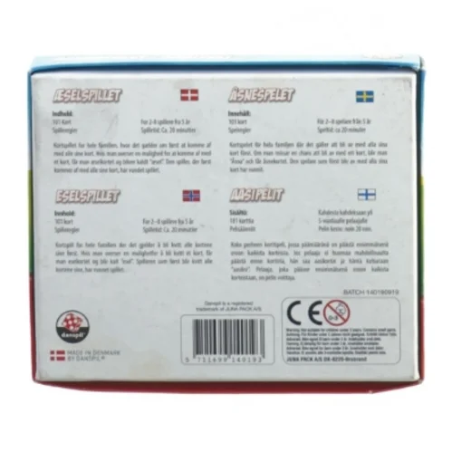 Æsel-spillet fra Dan Spil (str. 17 x 14 x 4 cm)