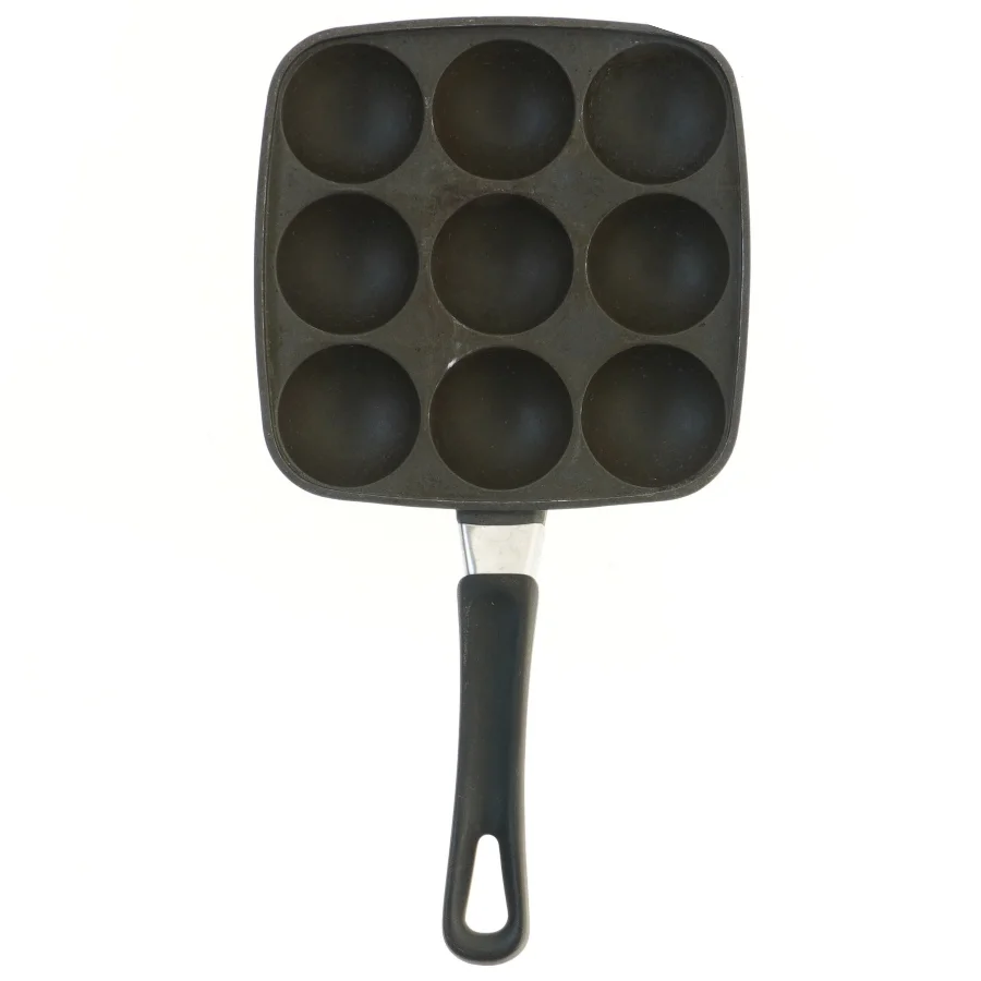 Æbleskivepande fra Pyrolux (str. 19x36 cm)