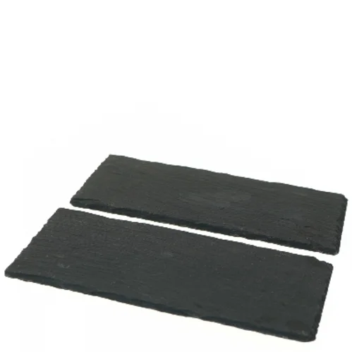 Sæt af skiferplader (str. 21x12 cm)