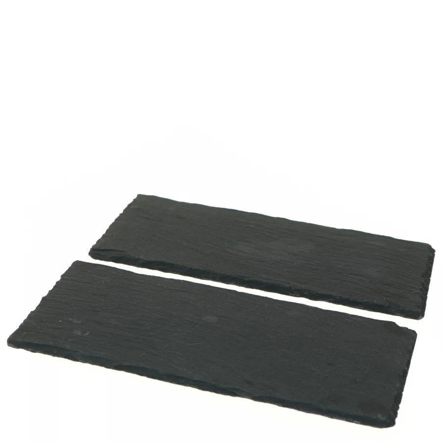 Sæt af skiferplader (str. 21x12 cm)