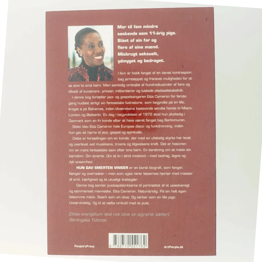 Etta Cameron : hun gav smerten vinger af Bo Østlund (Bog)