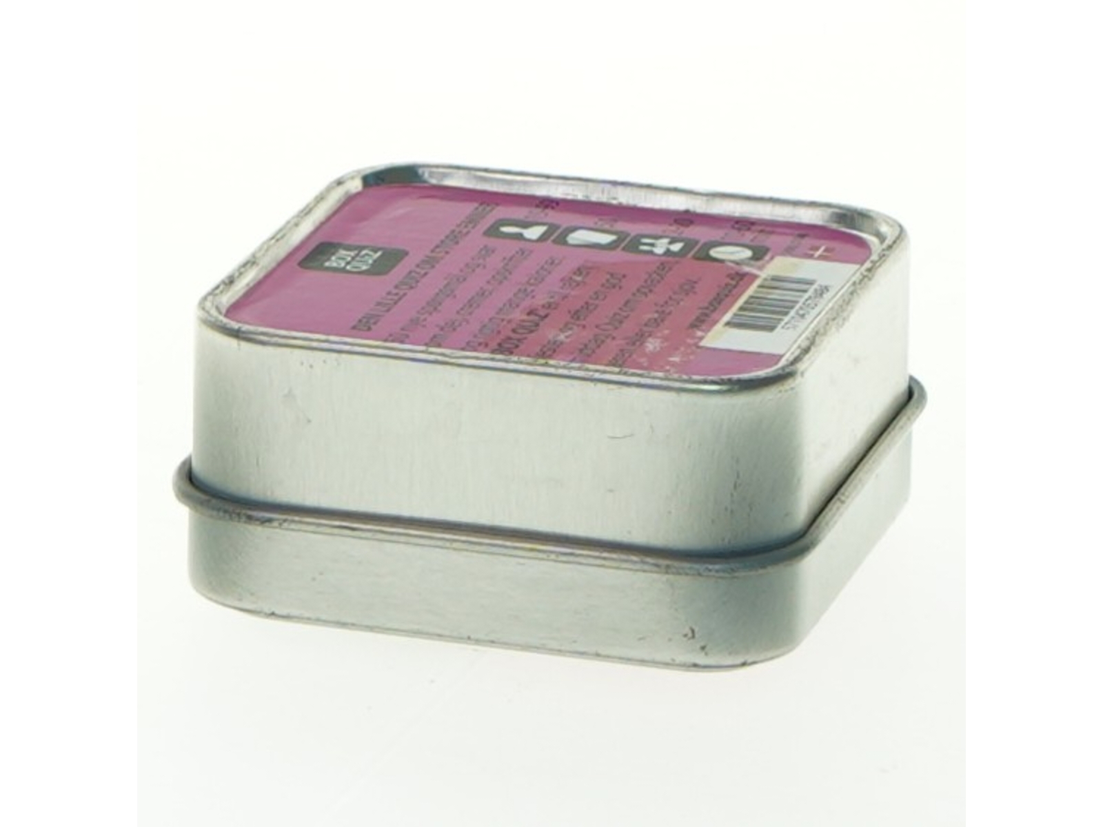 Quizspil i metalæske (str. 6x6x3 cm)