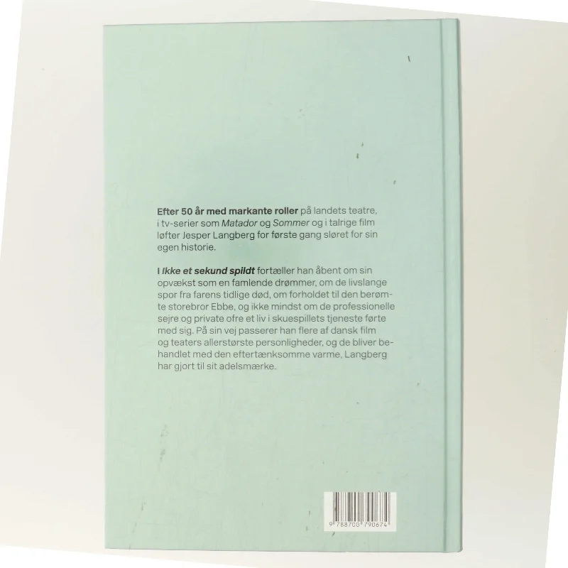 Ikke et sekund spildt af Jesper Langberg (Bog)