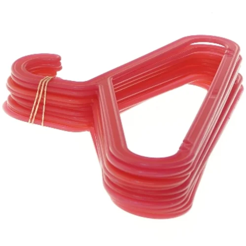 Pink plastikbøjler til børnetøj, 11 stk fra IKEA (34,5x21,5 cm)