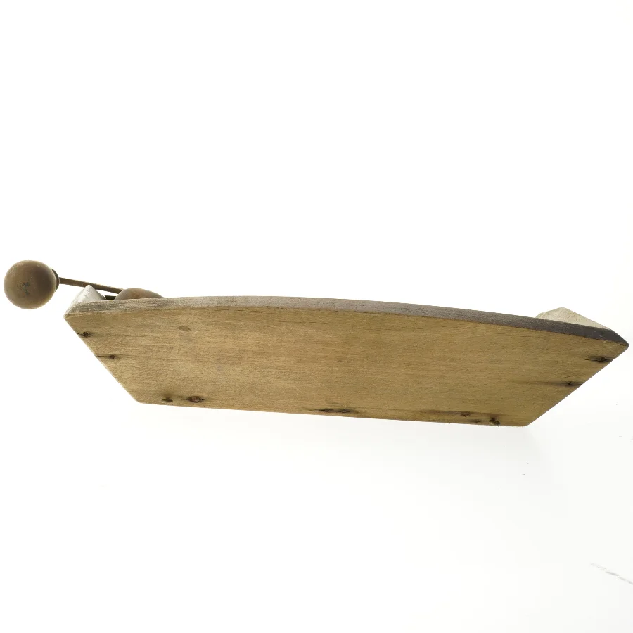 Urtehakkebræt med mezzaluna / urtehakker / vuggekniv (str. 39x22 cm)