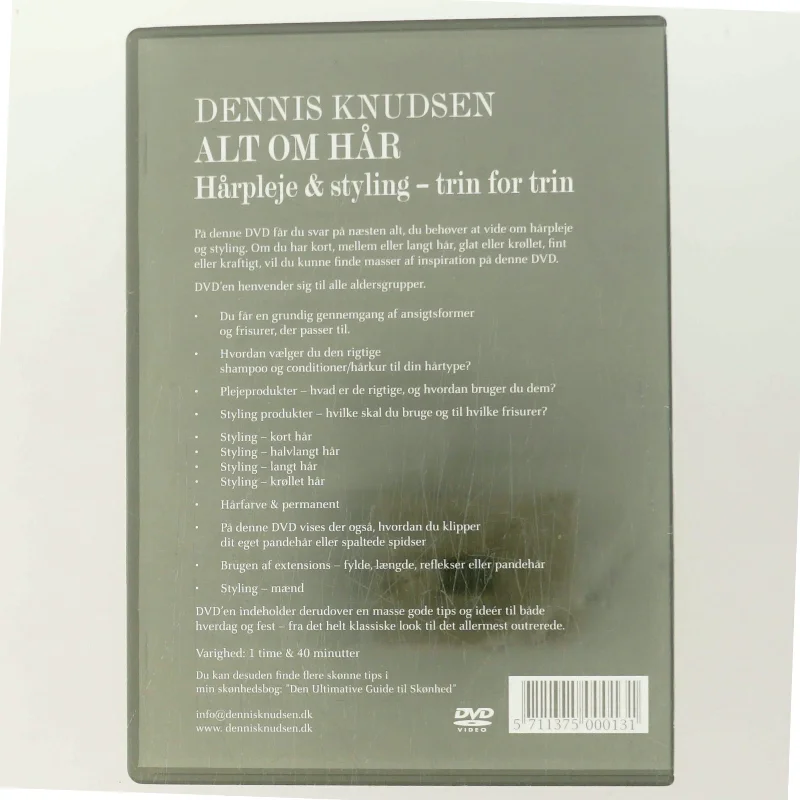 Dennis Knudsen: Alt om hår (DVD)