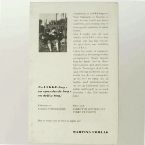 Bog: Lykke på Vinterferie af Poul Nørgaard fra Martins Forlag