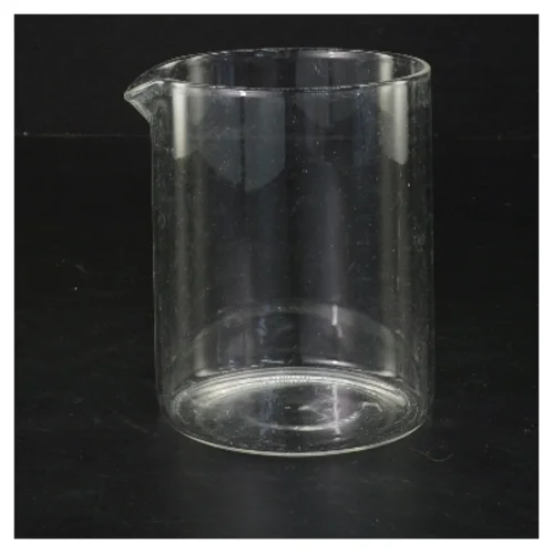 Glasbeholder med hældetud (str. 10,5x8 cm)