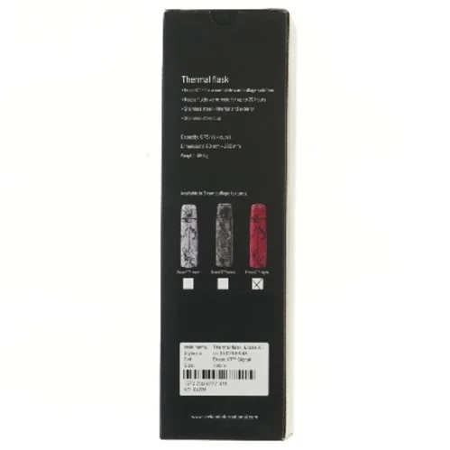 Ny Termoflaske, rød camouflage, 750 ml fra Decoy (str. 28x8 cm)