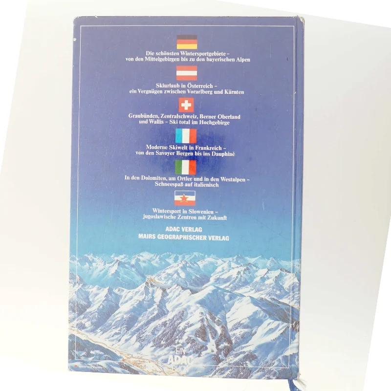 Der große ADAC Ski Atlas 1985 (Bog)