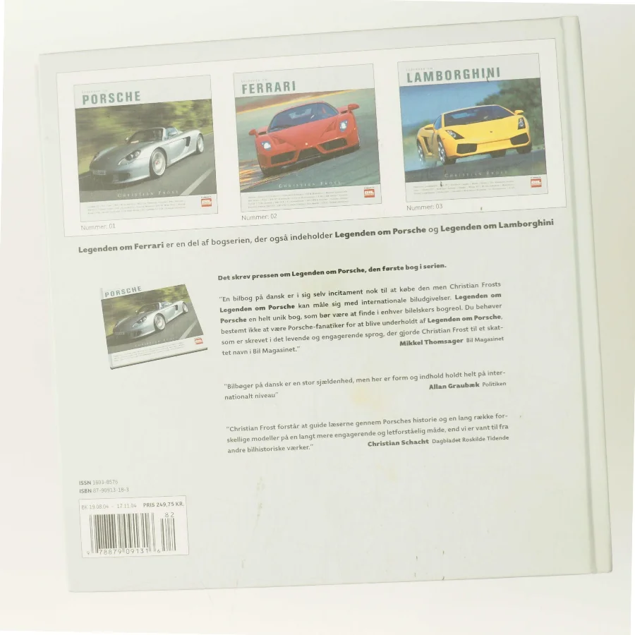 Legenden om Ferrari af Christian Frost (Bog)