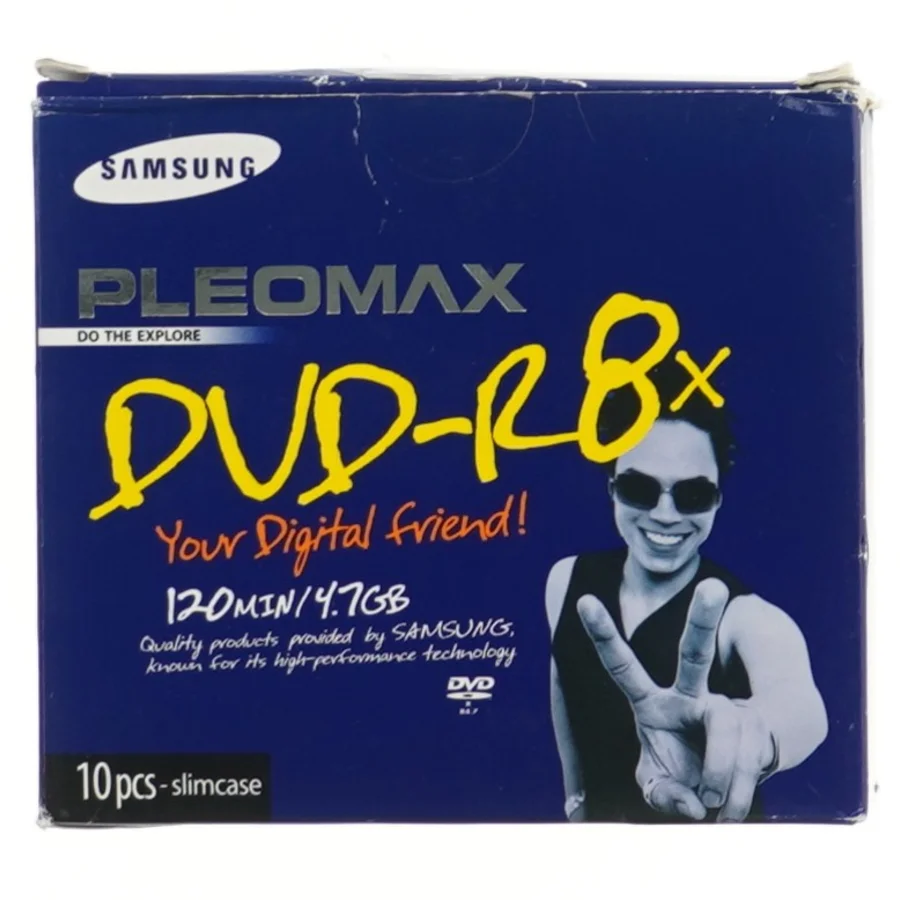 Samsung Pleomax DVD-R 8x 10-pack fra Samsung (str. 13x14,5 cm)