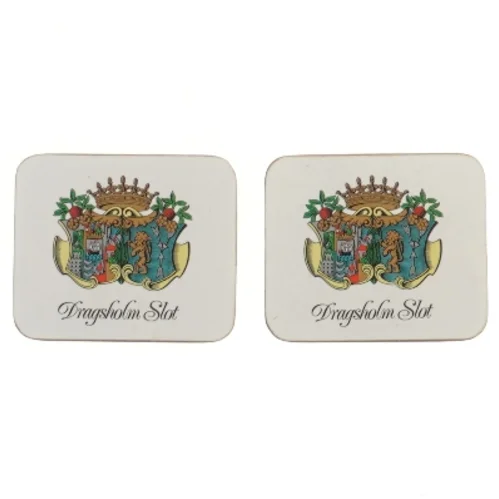 Dragsholm Slot bordskånere, 2 stk (11x9 cm)