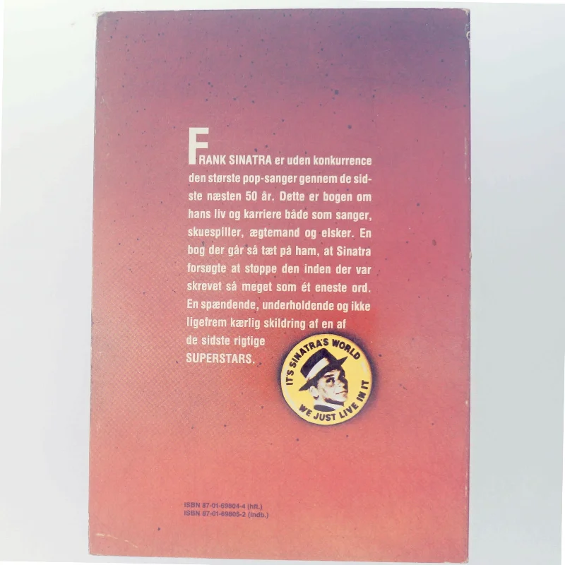 Frank Sinatra biografi bog fra Gyldendal
