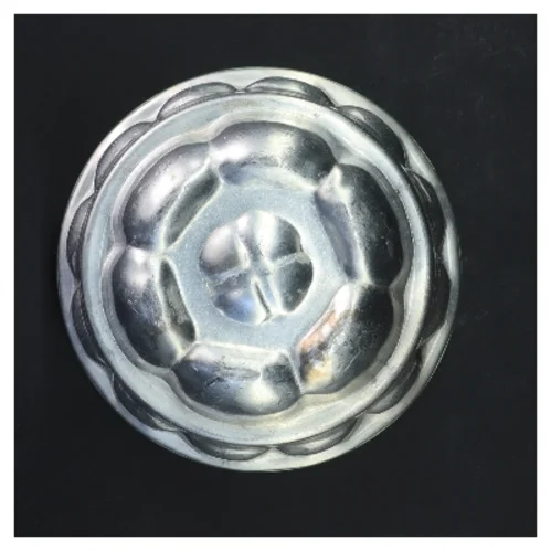 Vintage is / buddingform i aluminium (str. Ø 14,5 cm længde 15 cm)