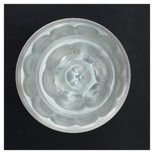 Vintage is / buddingform i aluminium (str. Ø 14,5 cm længde 15 cm)