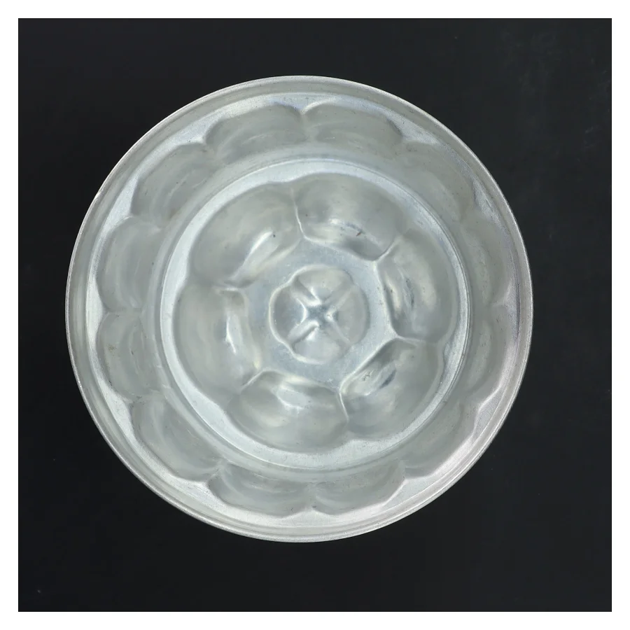 Vintage is / buddingform i aluminium (str. Ø 14,5 cm længde 15 cm)