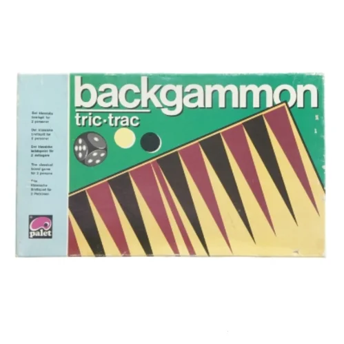 Backgammon spil (str. 33x19,5 cm)