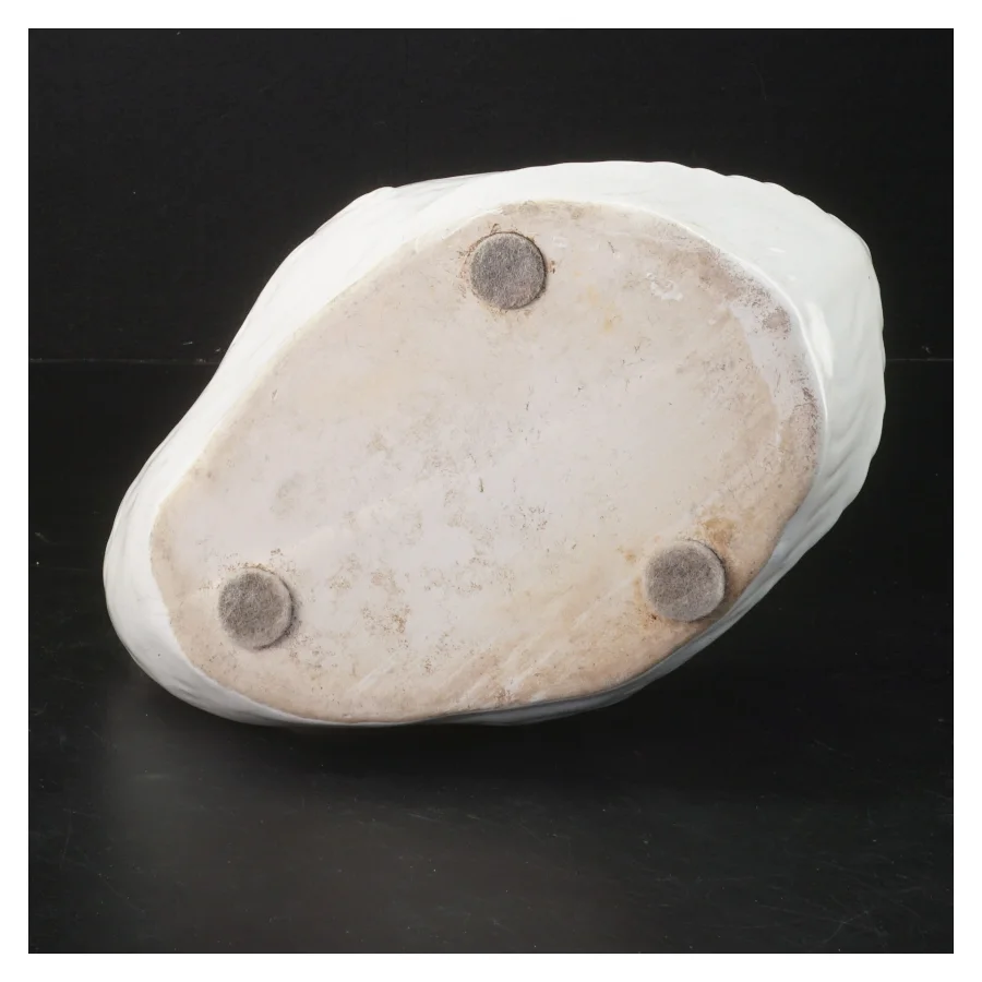 Hvid svane vase (str. 20x13x16 cm)