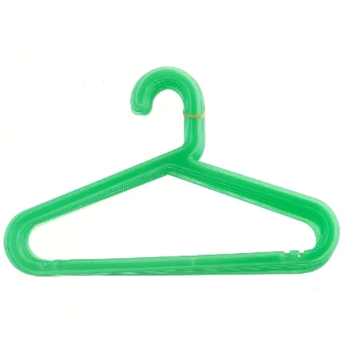 Grønne plastikbøjler til børnetøj, sæt af 10 stk (34,5x21,5 cm)