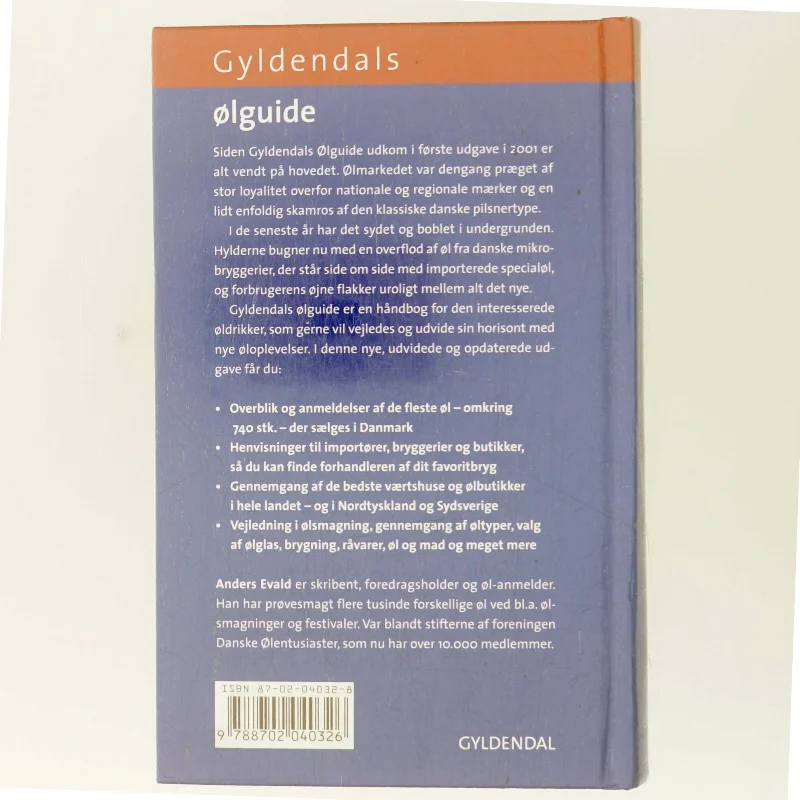 Gyldendals ølguide af Anders Evald (Bog)