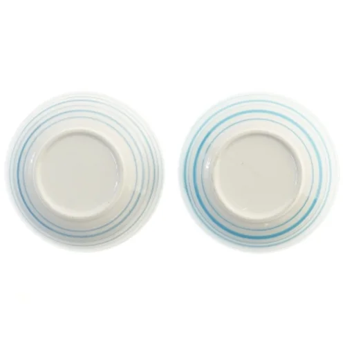 Sæt af 2 skåle med mønster (str. 2 stk Ø 12 cm)