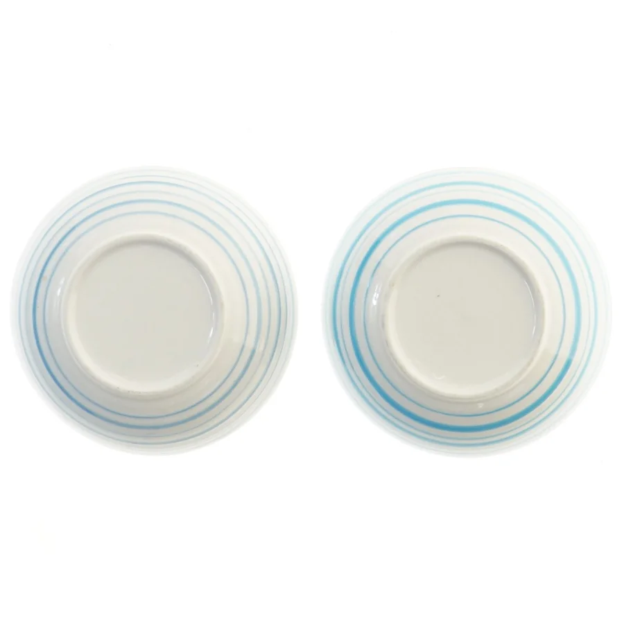 Sæt af 2 skåle med mønster (str. 2 stk Ø 12 cm)