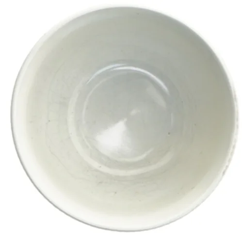 Lille ribbet skål (str. Ø 10 cm længde 7 cm)