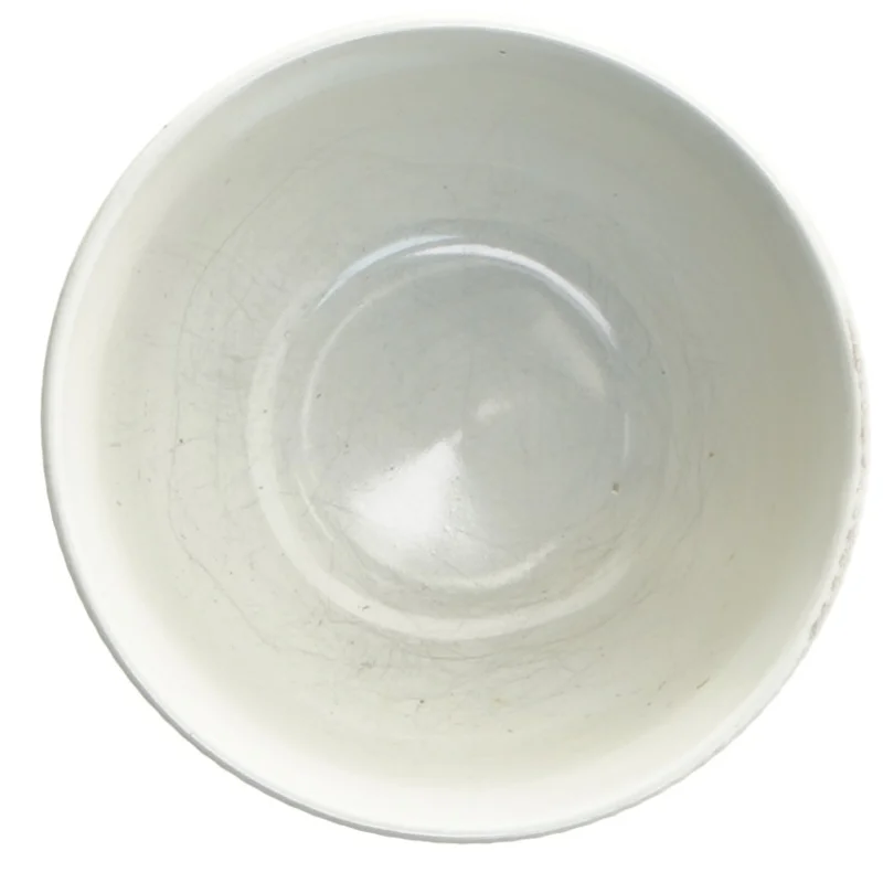 Lille ribbet skål (str. Ø 10 cm længde 7 cm)