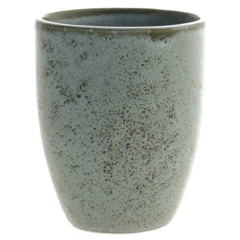 Bitz keramik thekop / tandkrus, fra Bitz (str. Ø 8,5 cm længde 10,5 cm)