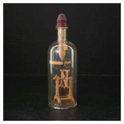 Skib i flaske (str. 21 cm)