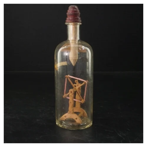 Skib i flaske (str. 21 cm)