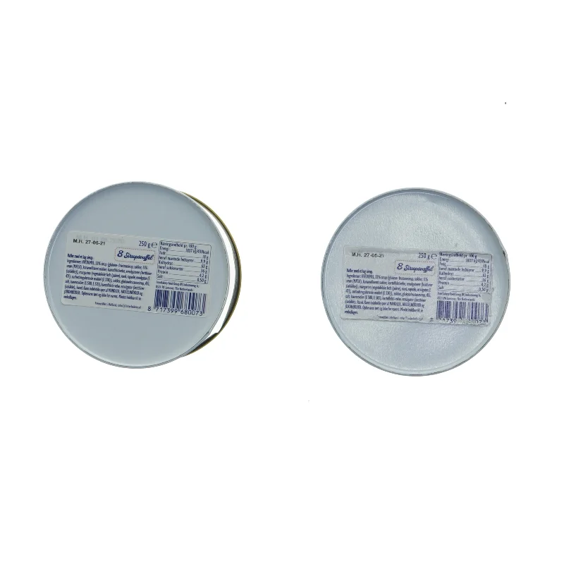 Daelmann runde kagedåser med hollandsk design (str. Ø. 10 cm. længde, 10 cm)