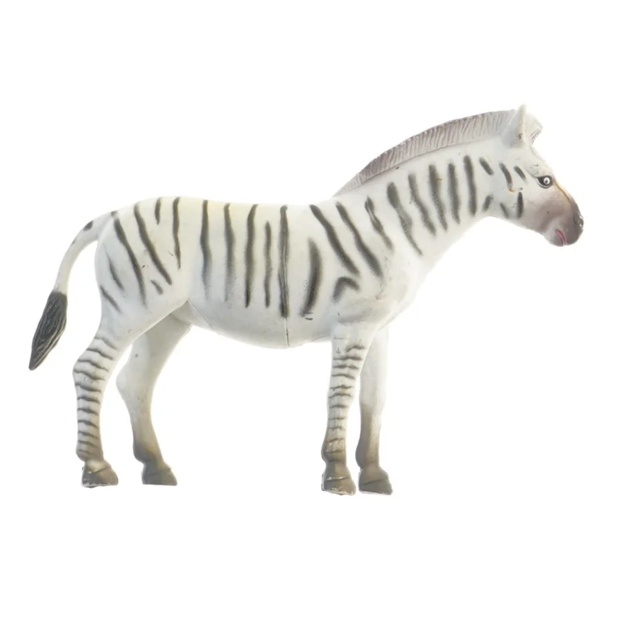 Zebrafigur i plast (str. 18x14 cm)