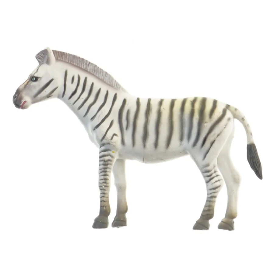 Zebrafigur i plast (str. 18x14 cm)