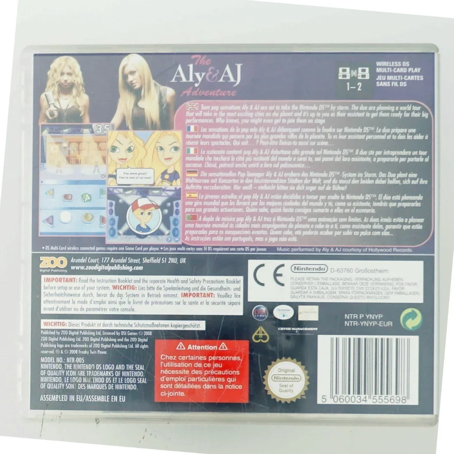 Nintendo DS Aly & Aj Adventure Nds med Aly Michalka (Aly) 