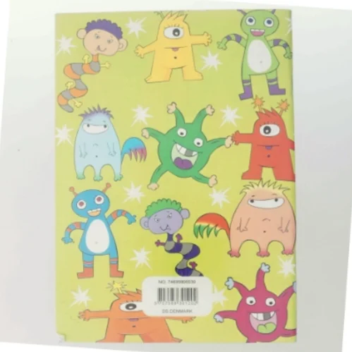 Lektiehæfte med sjove figurer