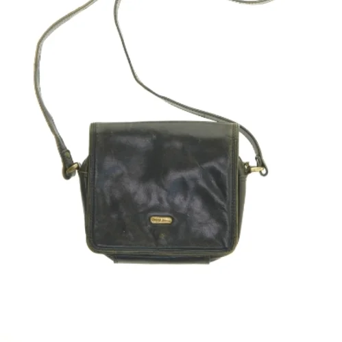 Sort skuldertaske fra David Jones (str. 22x19 cm)