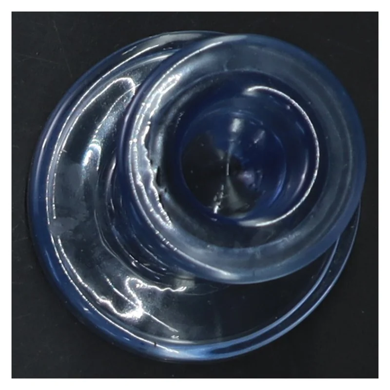 Lille blå vase / lysholder (str. 8 cm)