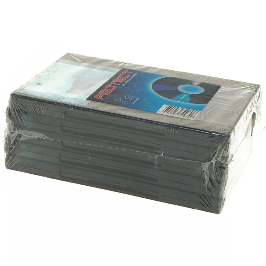 DVD beskyttelsesbokse (5 stk, str 19,5x13,5 cm)
