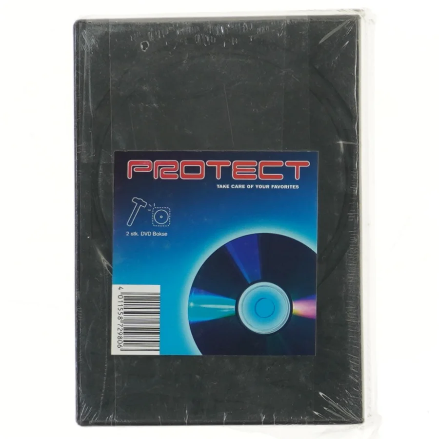 DVD beskyttelsesbokse (5 stk, str 19,5x13,5 cm)