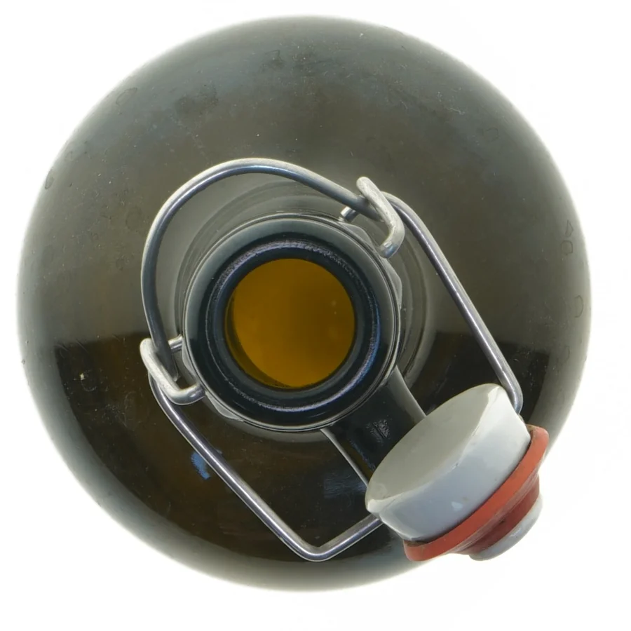 Stor Nørrebro Bryghus ølflaske med patentlukning (str. 37 cm)